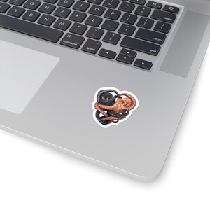 Octopus Yin Yang Sticker zdjęcie 2