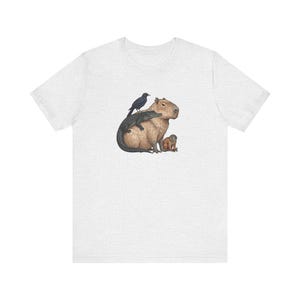 Camiseta estampada "Capibara With Friends" - Regalo de animales para relajarse al máximo imagen 5