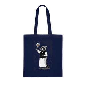 Trash Panda Sommelier Einkaufstasche - Waschbär Wein Humor Geschenk Bild 4