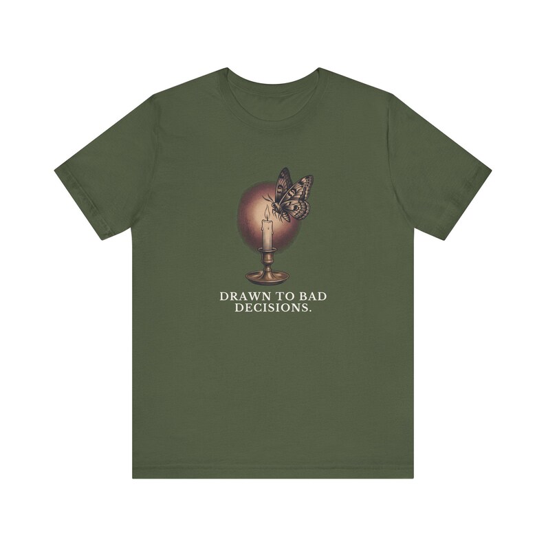 Drawn To Bad Decisions T-Shirt image 11