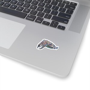 Cuttlefish Sticker - Colour Changing Cuttlefish Kiss-Cut Sticker, Marine Biology Gift image 11