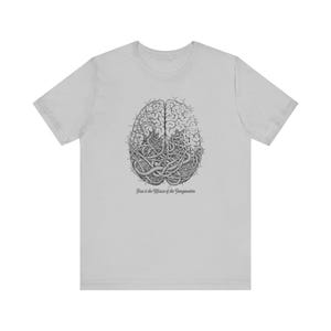 Fear Is the Misuse of the Imagination Graphic Tee - Dark Art Quote Gift bild 2