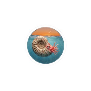 Last of Its Kind Ammonite Sticker - Meteor Extinction Kiss-Cut Sticker, Paleontology Gift bild 10