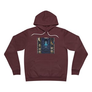 The Insomniac Tarot Card Hoodie - Night Owl Witchy Gift image 11