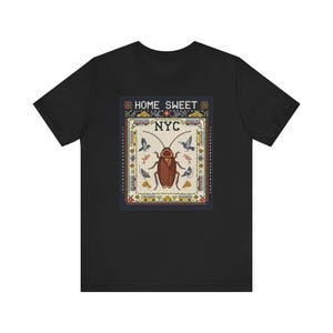 Home Sweet NYC Graphic Tee - New York City Animal Art Gift afbeelding 3