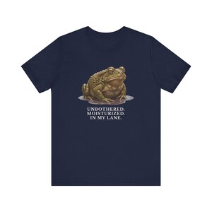 Unbothered Moisturized In My Lane Shirt, Funny Toad Tee, Frog Meme Gift, Cottagecore Self Care Graphic T-Shirt image 15