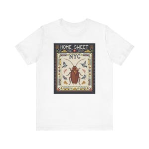 Home Sweet NYC Graphic Tee - New York City Animal Art Gift afbeelding 1