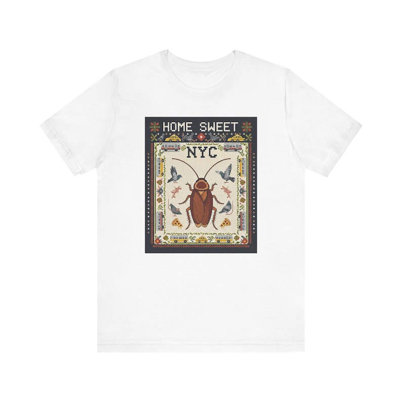Home Sweet NYC Graphic Tee - New York City Animal Art Gift afbeelding 1