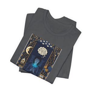 The Insomniac Tarot Card Graphic Tee - Night Owl Witchy Gift image 9