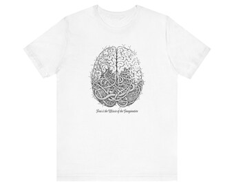 Fear Is the Misuse of the Imagination Graphic Tee - Dark Art Quote Gift
