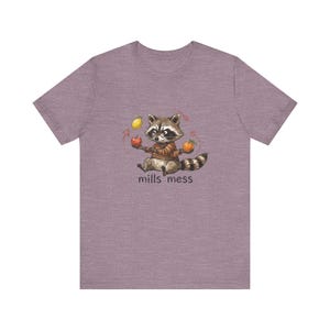 Mills Mess Raccoon Juggler Graphic Tee - Funny Juggling Animal Gift Bild 12