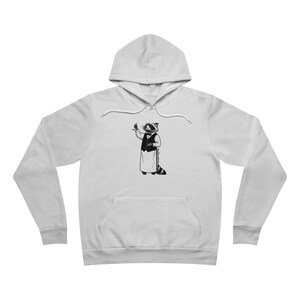 Sudadera con capucha de sommelier de mapache - Regalo de humor sobre vinos de mapache imagen 4
