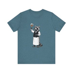 Trash Panda Sommelier Graphic Tee - Raccoon Wine Humor Gift image 11