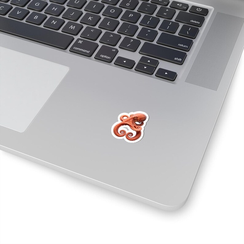 Octopus Figure Eight Sticker - Realistic Octopus Kiss-Cut Sticker, Ocean Lover Gift Bild 11