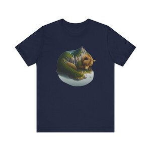Sleeping Giant Bear Graphic Tee - Nature Landscape Animal Gift image 7