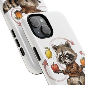 Mills Mess Raccoon Juggler Magnetic Phone Case - Funny Juggling Animal Gift image 14