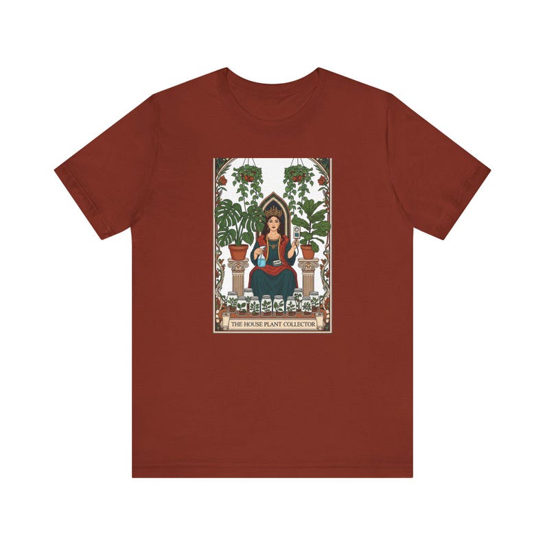 Camiseta con estampado de cartas del tarot para coleccionistas de plantas de interior - Regalo gráfico divertido imagen 3