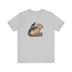 Camiseta estampada "Capibara With Friends" - Regalo de animales para relajarse al máximo imagen 6