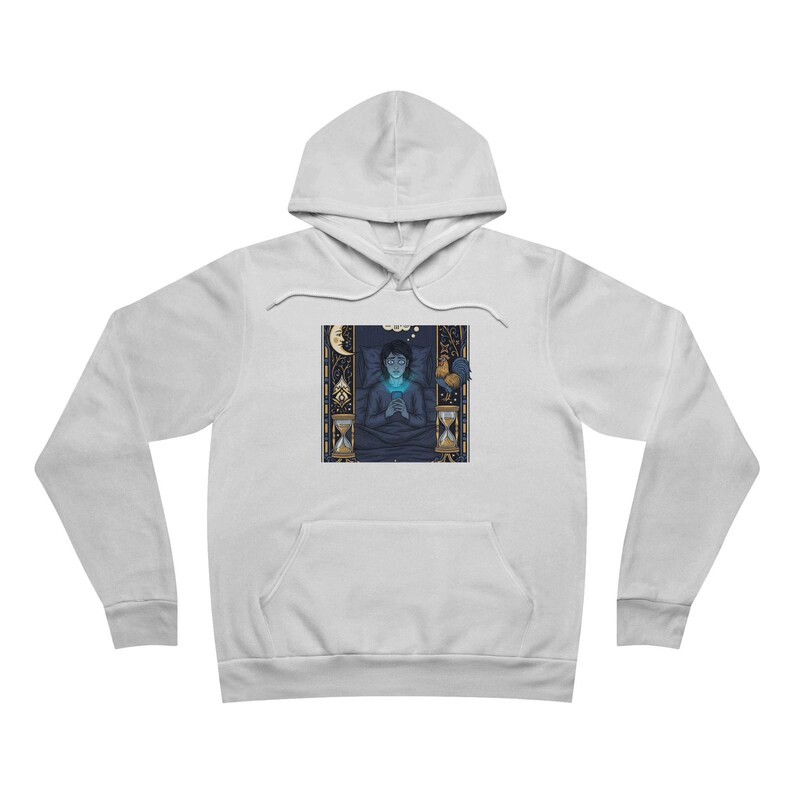 The Insomniac Tarot Card Hoodie - Night Owl Witchy Gift image 4