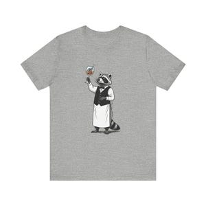 Trash Panda Sommelier Graphic Tee - Raccoon Wine Humor Gift image 10