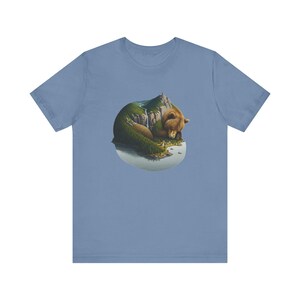 Sleeping Giant Bear Graphic Tee - Nature Landscape Animal Gift image 6