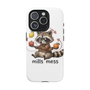Mills Mess Raccoon Juggler Magnetic Phone Case - Funny Juggling Animal Gift image 10