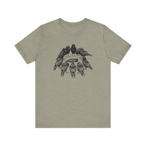 A Murder of Crows Graphic Tee - Gothic Bird Lover Gift bild 9