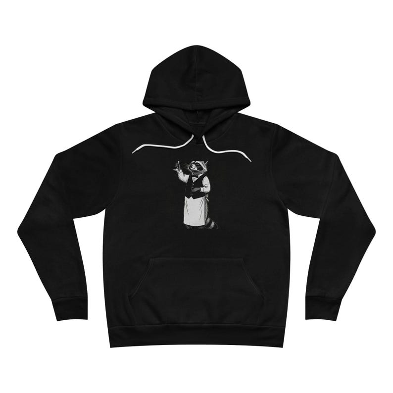 Sudadera con capucha de sommelier de mapache - Regalo de humor sobre vinos de mapache imagen 5