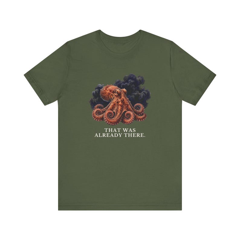 Whoever Smelt It Octopus Shirt, Funny Octopus Tee, Dad Joke Gift, Sarcastic Humor T-Shirt, Cephalopod Graphic Tee Bild 11