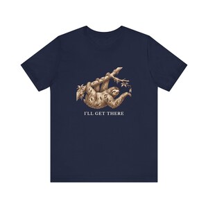 Funny Sloth T-Shirt, I'll Get There Tee, Lazy Animal Lover Gift Bild 15