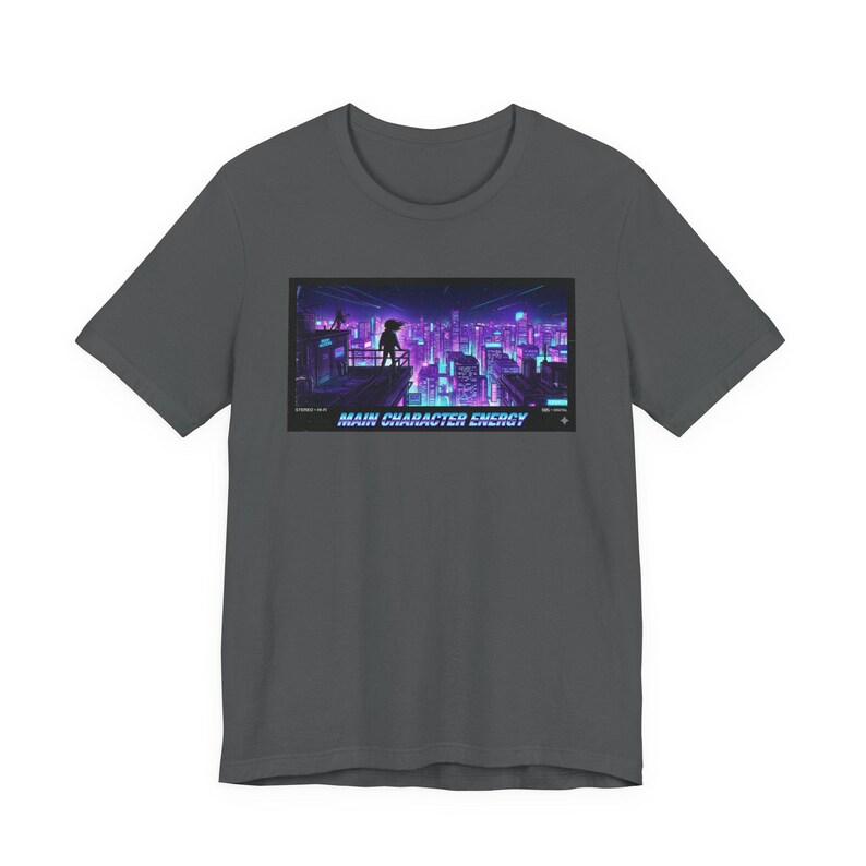 Main Character Energy Graphic Tee - Retro VHS Streetwear Gift image 10