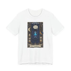 The Insomniac Tarot Card Graphic Tee - Night Owl Witchy Gift image 10