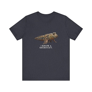 I Know A Shortcut Shirt, Funny Evolution Tee, Tiktaalik Fish Science Humor, Paleontology Gift, Prehistoric Graphic T-Shirt image 14