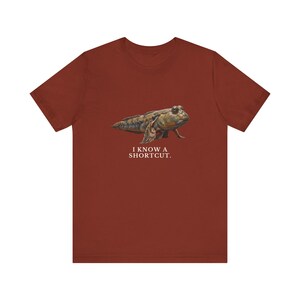 I Know A Shortcut Shirt, Funny Evolution Tee, Tiktaalik Fish Science Humor, Paleontology Gift, Prehistoric Graphic T-Shirt image 7