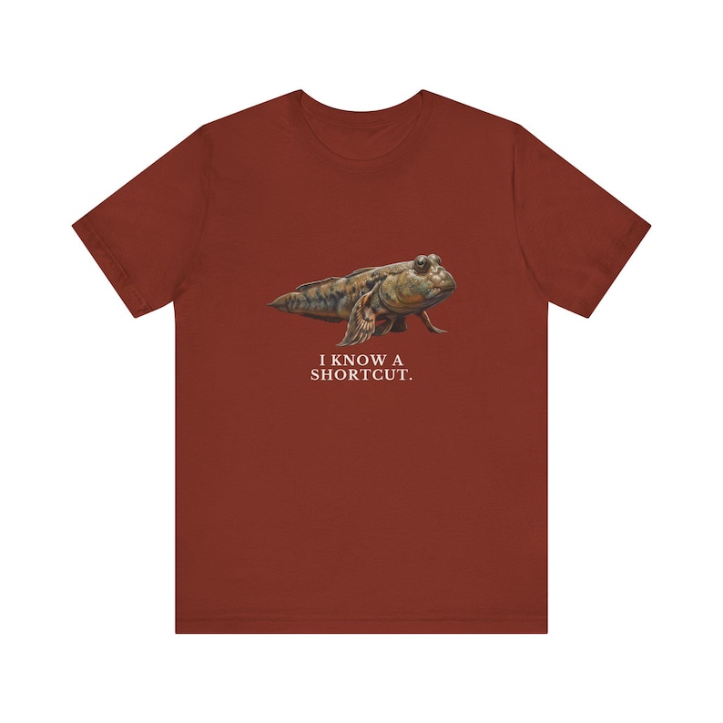 I Know A Shortcut Shirt, Funny Evolution Tee, Tiktaalik Fish Science Humor, Paleontology Gift, Prehistoric Graphic T-Shirt image 7