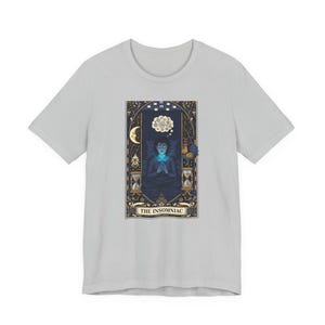 The Insomniac Tarot Card Graphic Tee - Night Owl Witchy Gift image 11