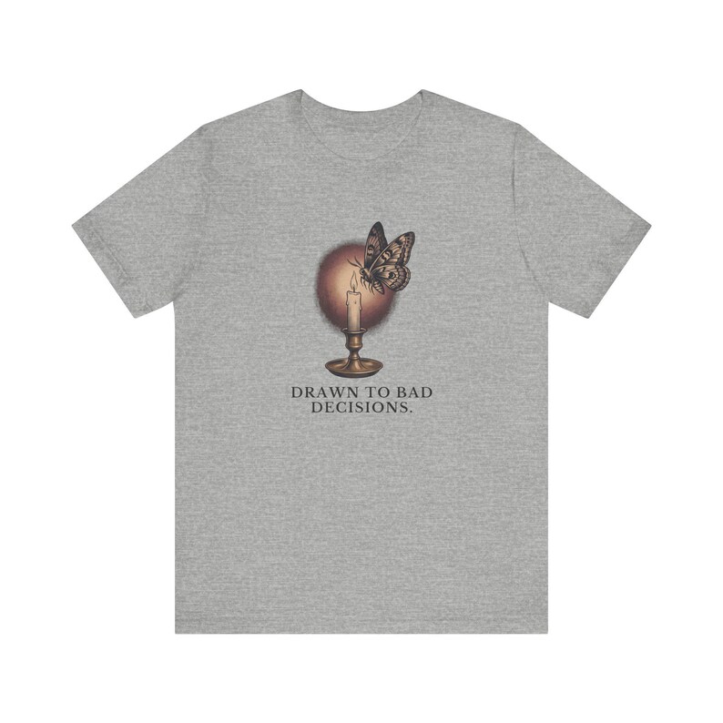 Drawn To Bad Decisions T-Shirt image 13