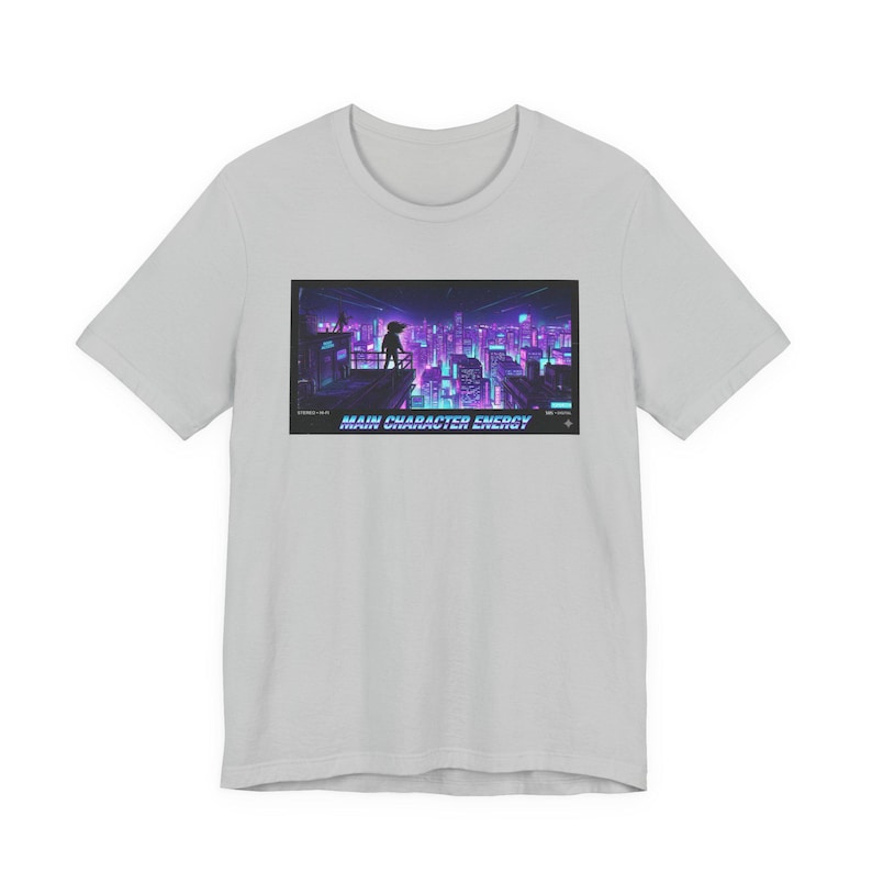 Main Character Energy Graphic Tee - Retro VHS Streetwear Gift image 6
