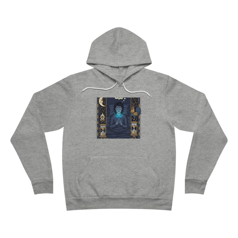 The Insomniac Tarot Card Hoodie - Night Owl Witchy Gift image 6