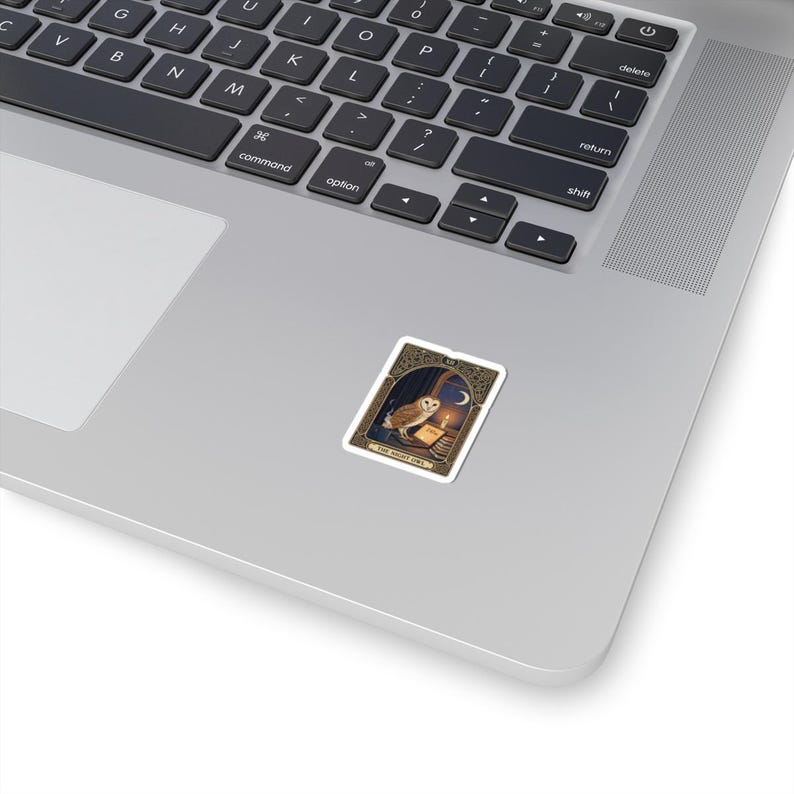 The Night Owl Tarot Tee Sticker zdjęcie 11