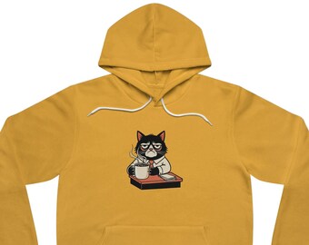 Don't Bother Me Cat Hoodie - Grumpy Office Cat Gift