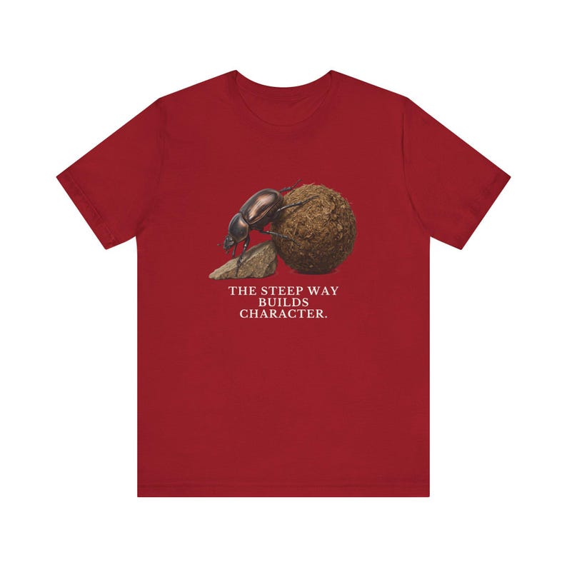 The Steep Way Builds Character T-Shirt image 19
