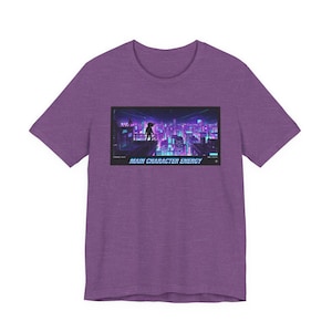 Main Character Energy Graphic Tee - Retro VHS Streetwear Gift image 3