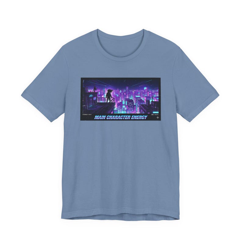 Main Character Energy Graphic Tee - Retro VHS Streetwear Gift image 9
