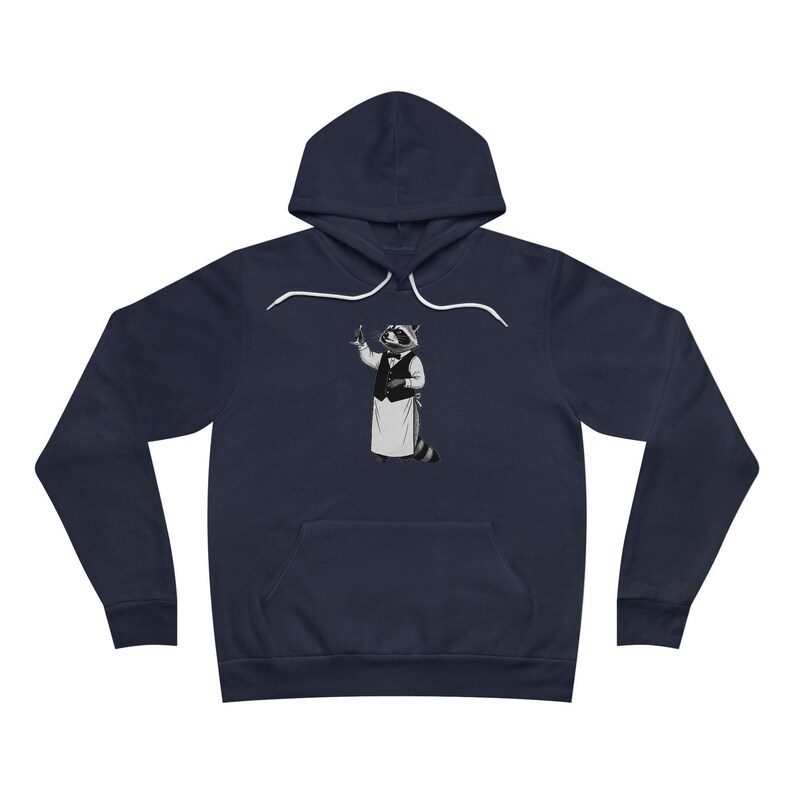 Sudadera con capucha de sommelier de mapache - Regalo de humor sobre vinos de mapache imagen 8