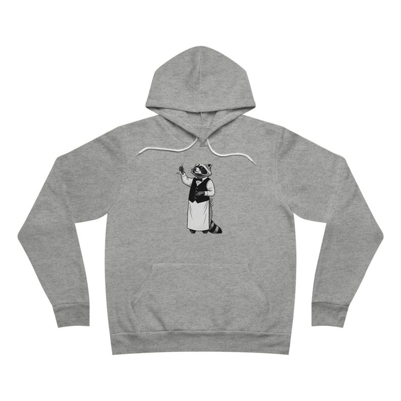 Sudadera con capucha de sommelier de mapache - Regalo de humor sobre vinos de mapache imagen 6