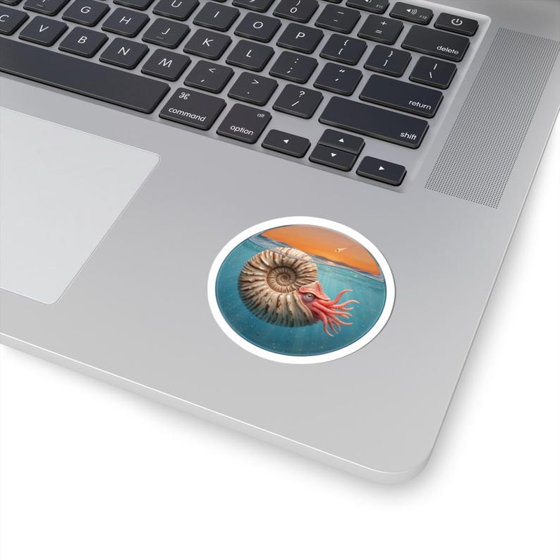 Last of Its Kind Ammonite Sticker - Meteor Extinction Kiss-Cut Sticker, Paleontology Gift bild 5