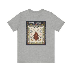 Home Sweet NYC Graphic Tee - New York City Animal Art Gift afbeelding 6