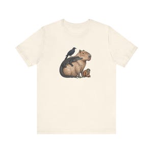 Camiseta estampada "Capibara With Friends" - Regalo de animales para relajarse al máximo imagen 9