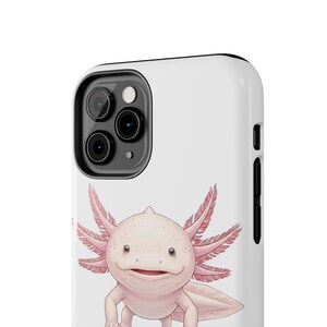 Coque de téléphone Axolotl – Personnage principal Énergie, accessoire amphibien rose image 10